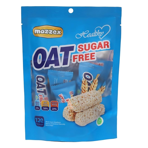 OAT-بيسکوئيت غلات جو بدون قند 120گرم