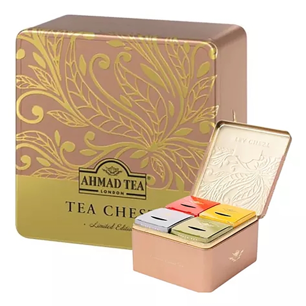 احمد- چاي فلزي 80گرم CHEST 1*12 