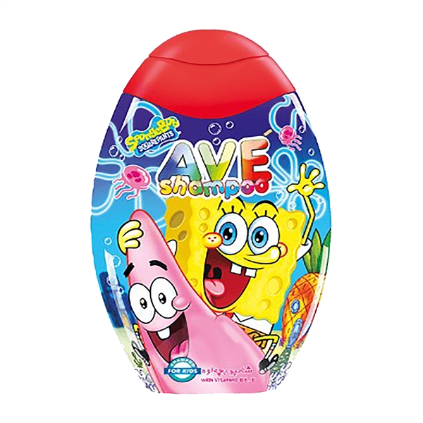 ave-شامپوسر باب اسفنجي مخصوص کودکان حاوي ويتامين 280ميل 16*1