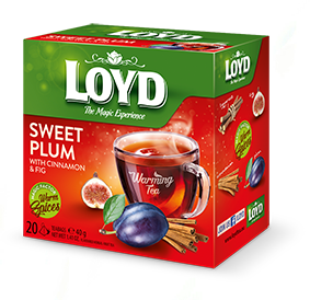 LOYD تي بگ هرمي آلو و انجير و دارچين 20 عددي 10*1