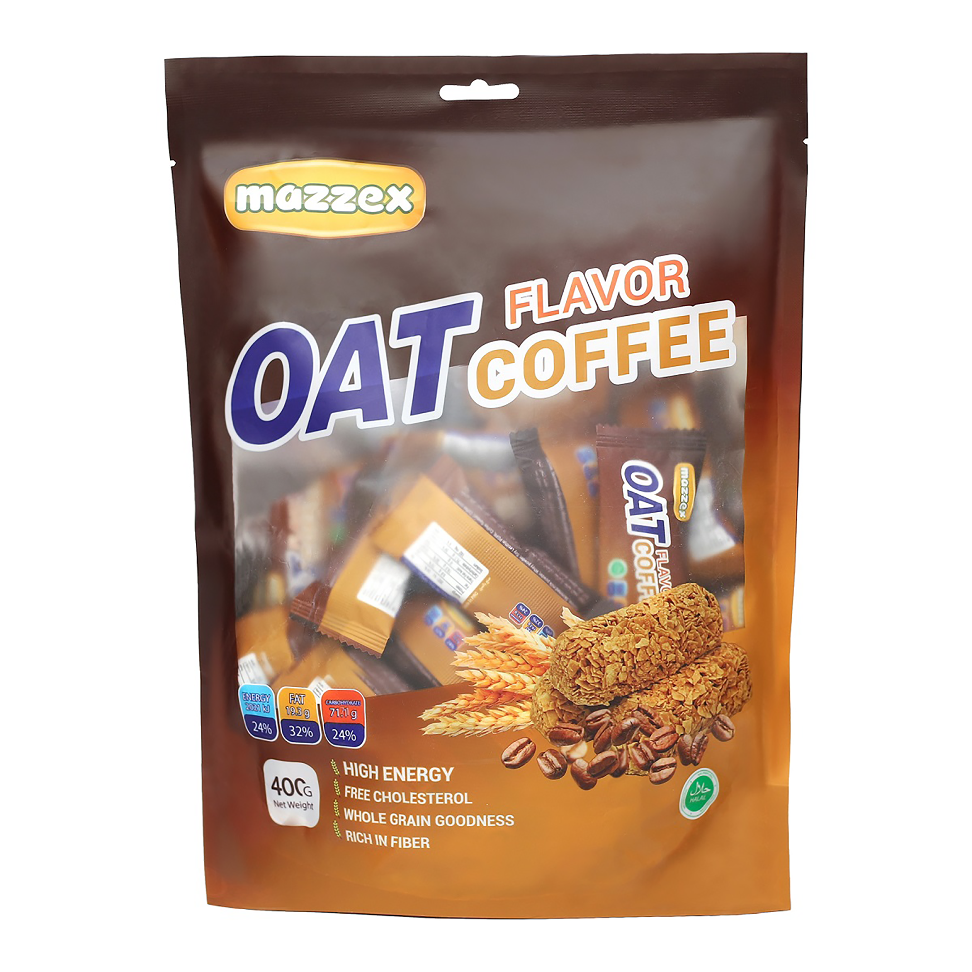 OAT-بيسکوئيت غلات جو با طعم قهوه400گرم 